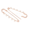 Iron Safety Pins Brooch Findings RN-CBAB9AC-03RG-2
