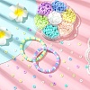 68G 7 Colors Handmade Polymer Clay Beads CLAY-YW0002-21-5