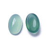 Natural Dyed & Heated Green Onyx Agate Cabochons G-F605E-12A-2