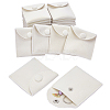 Velvet Jewelry Flap Pouches with Snap Button X-TP-WH0007-10A-1
