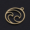 201 Stainless Steel Laser Cut Pendants STAS-S105-T966-2-2