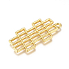 Zinc Alloy Open Back Bezel Pendants PALLOY-G274-01G-2