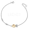 SHEGRACE 925 Sterling Silver Link Bracelets JB567A-1