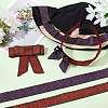   2Pcs 2 Colors Ethnic Style Embroidery Polyester Ribbons OCOR-PH0003-91-5