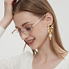 20Pcs 5 Styles Brass Hoop Earring Finding KK-HY0003-47-6