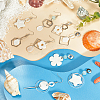 SUNNYCLUE DIY Star & Flower Natural Shell Dangle Earrings Making Kit DIY-SC0025-13-4