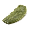 Natural Xiuyan Jade Massage Combs AJEW-K045-01A-2