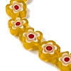 Handmade Millefiori Lampwork Beads Strands LAMP-G164-03F-3