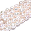 Natural Baroque Pearl Keshi Pearl Beads Strands PEAR-S020-F01-01-3