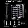 36 Grids Acrylic Shell Storage Box with Lid ODIS-WH0061-46-2