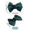 Polyester Bowknot Shoe Decorations AJEW-WH0323-25B-4