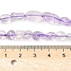 Natural Light Amethyst Nuggets Beads Strands G-J335-11-2