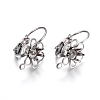 Tarnish Resistant 304 Stainless Steel Leverback Earring Findings X-STAS-P223-24P-1