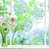 Waterproof PVC Colored Laser Stained Window Film Adhesive Stickers DIY-WH0256-053-7