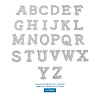 Alphabet Resin Rhinestone Patches DIY-TAC0005-45D-17