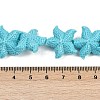 Synthetic Coral Dyed Carved Beads Strands CORA-K009-06C-03-3