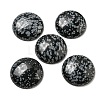 Natural Snowflake Obsidian Cabochons G-C115-02B-14-1