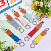 AHADEMAKER 6Pcs 6 Colors Alloy & Iron Hat Clip for Travel AJEW-GA0004-62B-5