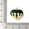 Rack Plating Brass Enamel Pendants KK-S366-05G-06-3