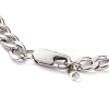 Men's 304 Stainless Steel Cuban Chains Bracelets and Necklaces Jewelry Sets SJEW-JS01158-4