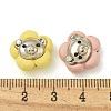 Spray Painted Alloy Enamel Beads FIND-M033-24-3