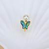 Natural Freshwater Pearl with Natural Shell Cuff Rings WGACE42-12-1