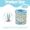 6 Colors Raffia Paper Cords OCOR-WH0063-110D-2