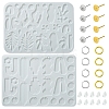 2Pcs 2 StyleLeaf & Tree Pendant Silicone Molds DIY-FS0005-05-1