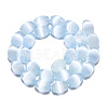 Dyed Natural Selenite Beads Strands G-T138-232D-2