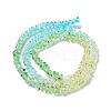 Transparent Glass Bead Strands X-GLAA-H023-03A-3