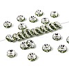 Brass Grade A Rhinestone Spacer Beads RB-A014-Z8mm-07S-1