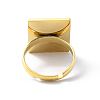 Stainless Steel Tarot Card Adjustable Ring for Women RJEW-WH0001-018G-01-2