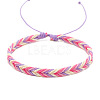 Wax Ropes Braided Woven Cord Bracelet PW-WG26335-06-1