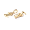 Eco-Friendly Brass Micro Pave Cubic Zirconia Pendants KK-K265-01G-Z-2