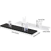 2 Sets 2 Colors Acrylic Knife Display Easel Stands ODIS-GL0001-04-2