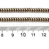 Electroplated Synthetic Non-magnetic Hematite Beads Strands G-I364-I01-01C-4