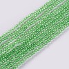 Glass Beads Strands EGLA-E057-02B-01-1