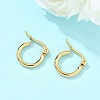 Ion Plating(IP) 304 Stainless Steel Hoop Earrings EJEW-N0016-11G-A-1
