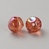 Plating Acrylic Beads LS-OACR-WH20006-01A-2