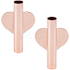 2Pcs Heart Wall Mounted Flower Tube FIND-GF0008-61RG-7