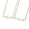 304 Stainless Steel Pendant Necklaces NJEW-P240-16-1
