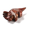 Natural Crazy Agate Carved Healing Rhinoceros Figurines DJEW-P016-01G-4
