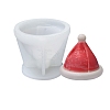 3D Christmas Hat DIY Candle Silicone Molds CAND-B002-08-1