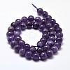 Natural Amethyst Round Bead Strands X-G-I168-09-10mm-2