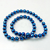 Non-Magnetic Synthetic Hematite Beads Strands G-C018-8mm-1