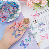 SUNNYCLUE 180Pcs 18 Style Polyester Fabric Wings Crafts Decoration DIY-SC0019-38-3