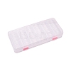 Plastic Bead Storage Containers with Lids and 30PCS Mini Storage Jars X-C020Y-2