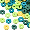 Handmade Polymer Clay Beads Strands CLAY-R089-6mm-T02B-35-2