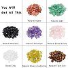 Natural Gemstone and Glass Chip Beads Sets G-NB0001-51-3