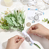 2Pcs Angel Polyester & Plastic Alloy Brooch Findings FIND-ME0003-90-3